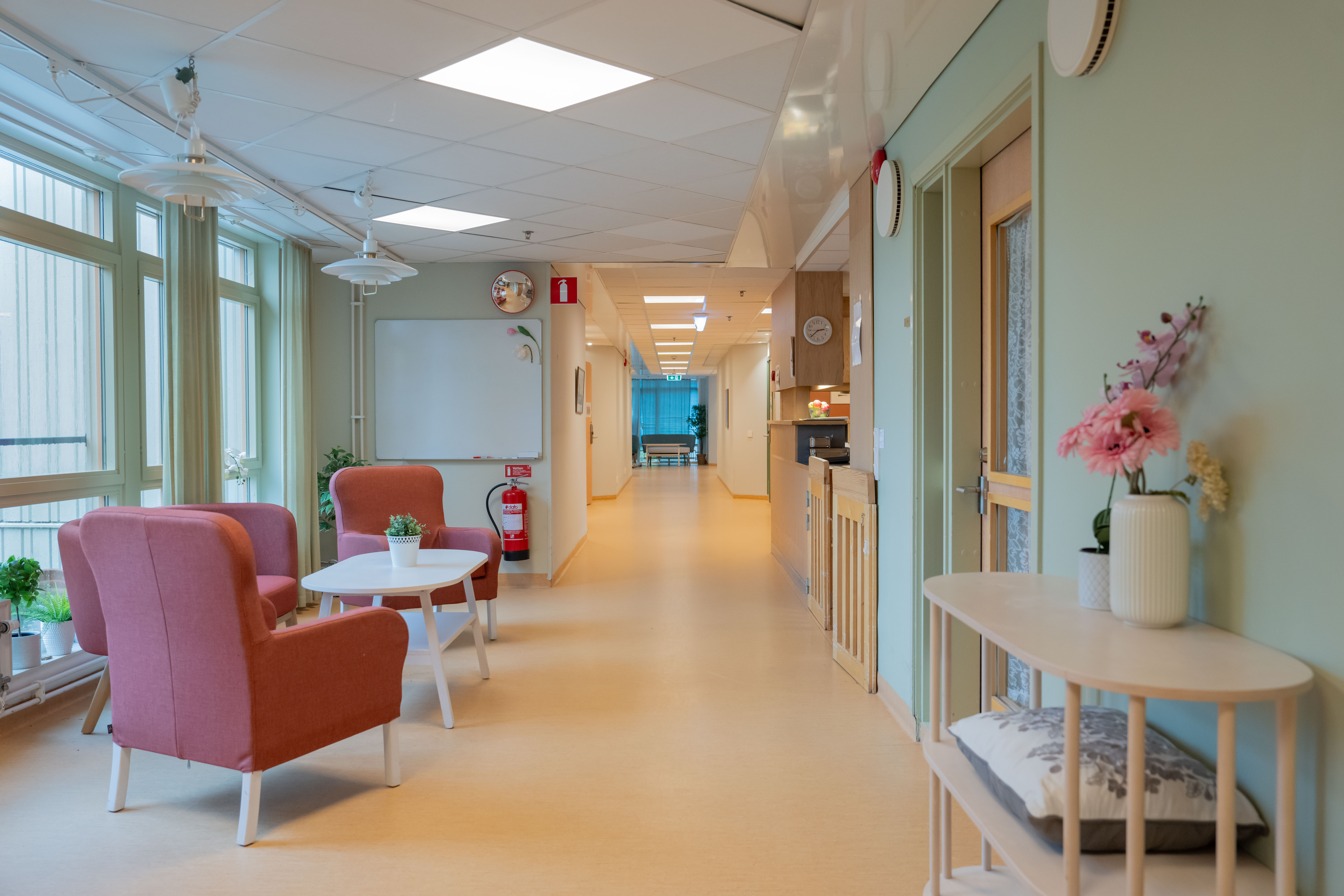 Korridor på Ros-Anders särskilda boende för äldre