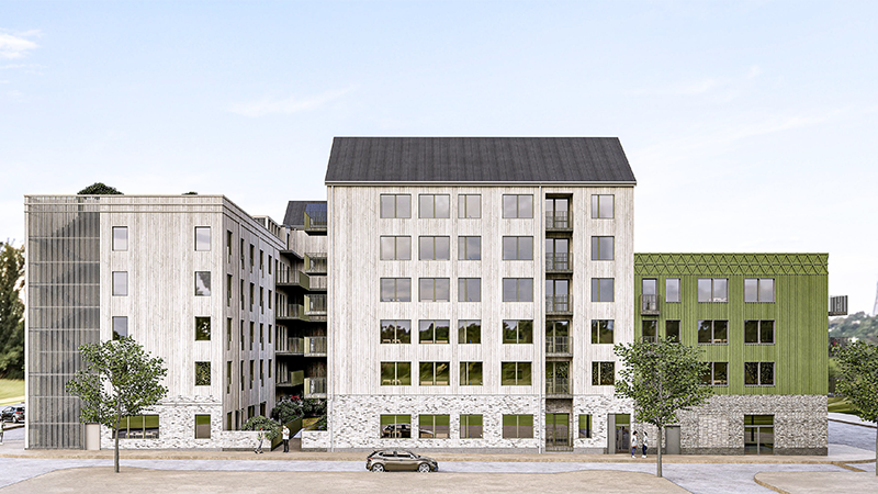 illustration av nytt hus