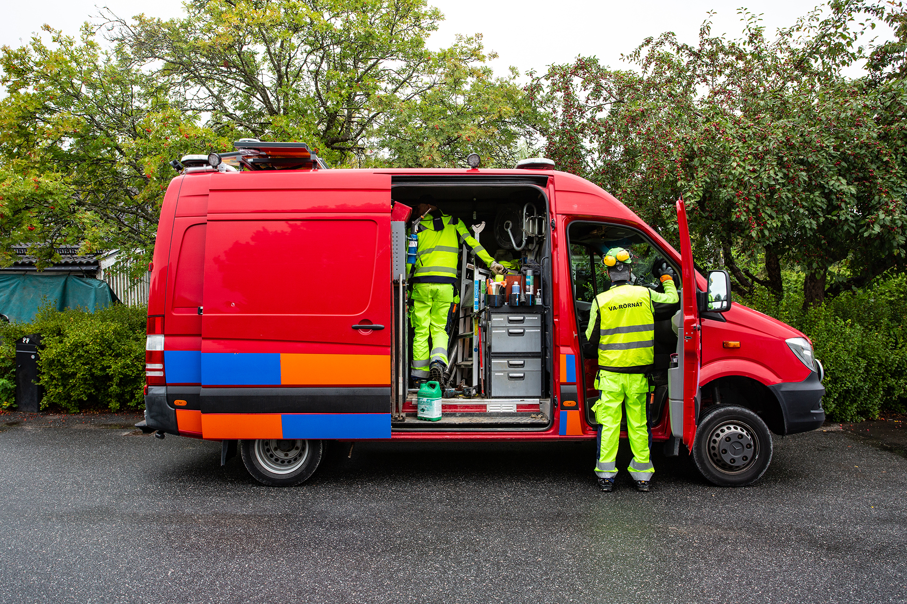 Arbetsbil Haninge Kommun