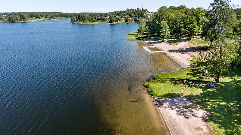 Gårdens bad ovanifrån