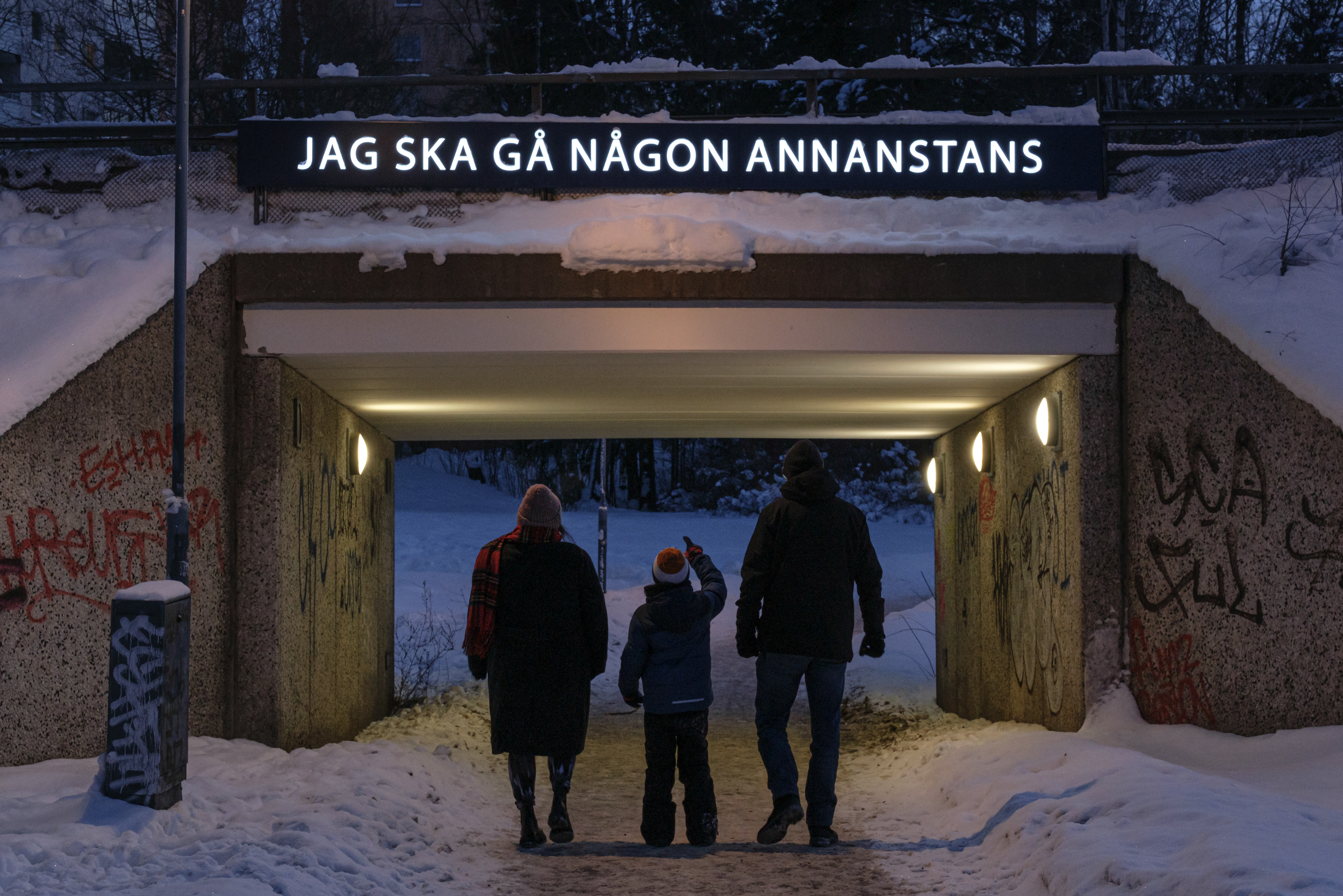 Gångtunnel Brandbergen